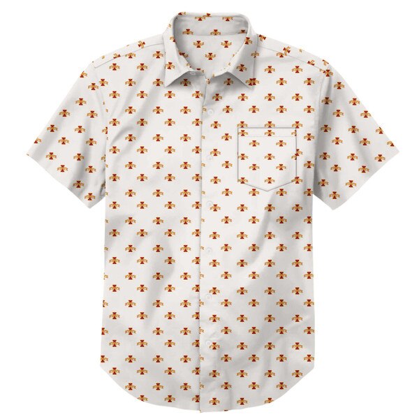 Jack and Sage I-State Cream Camp Shirt